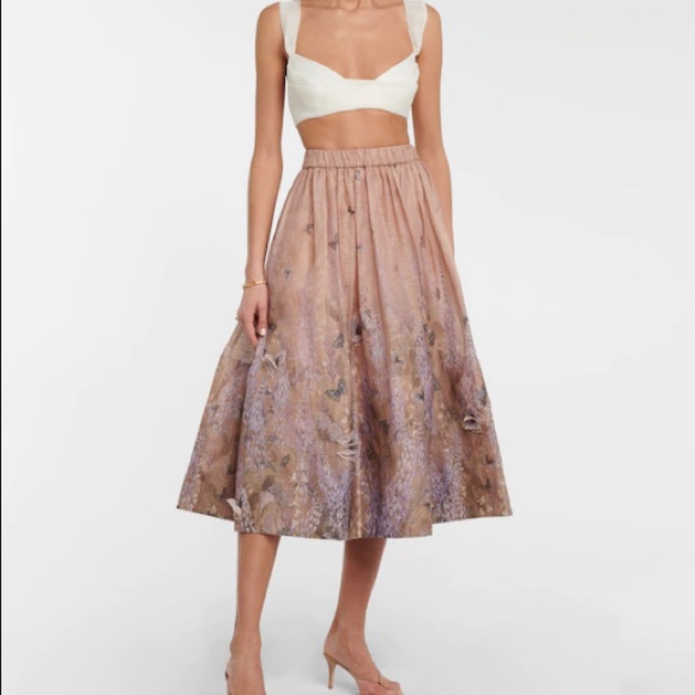 Zimmermann Botanica appliqué skirt NWT